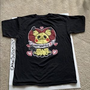 TeeFury Mimikyu I Just Want To Be ❤︎ Tee